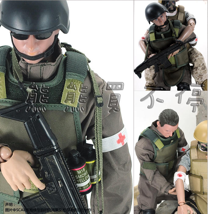 [台灣現貨-超值升級版] 1/6 多關節 多配件 迷彩兵人 30cm 軍事模型 - 救護兵 12吋兵人 可動人偶 | 露天市集 | 全台最大的 ...