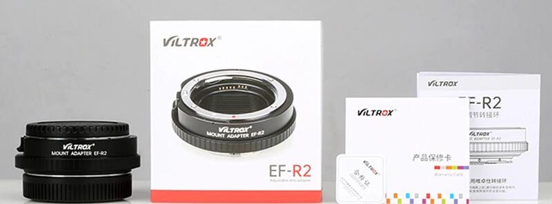 Viltrox唯卓自動對焦 EF-R2 CANON EOS EF鏡頭轉Canon EOS R RF相機身轉接環自定義光圈