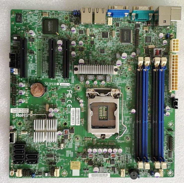 浩然❀超微 X9SCL-F 單路1155針 伺服器主機板