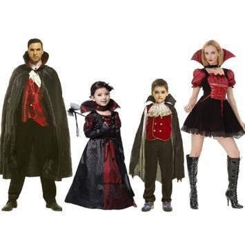 【百寶軒】cosplay萬聖節服裝 成人兒童吸血鬼服裝 吸血鬼伯爵親子裝 吸血鬼一家四口 親子派對的選擇