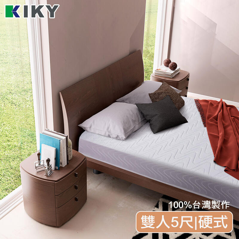KIKY【5-硬床墊】布達佩斯-雙面可睡護背硬床/雙人床墊5尺【KIKY】