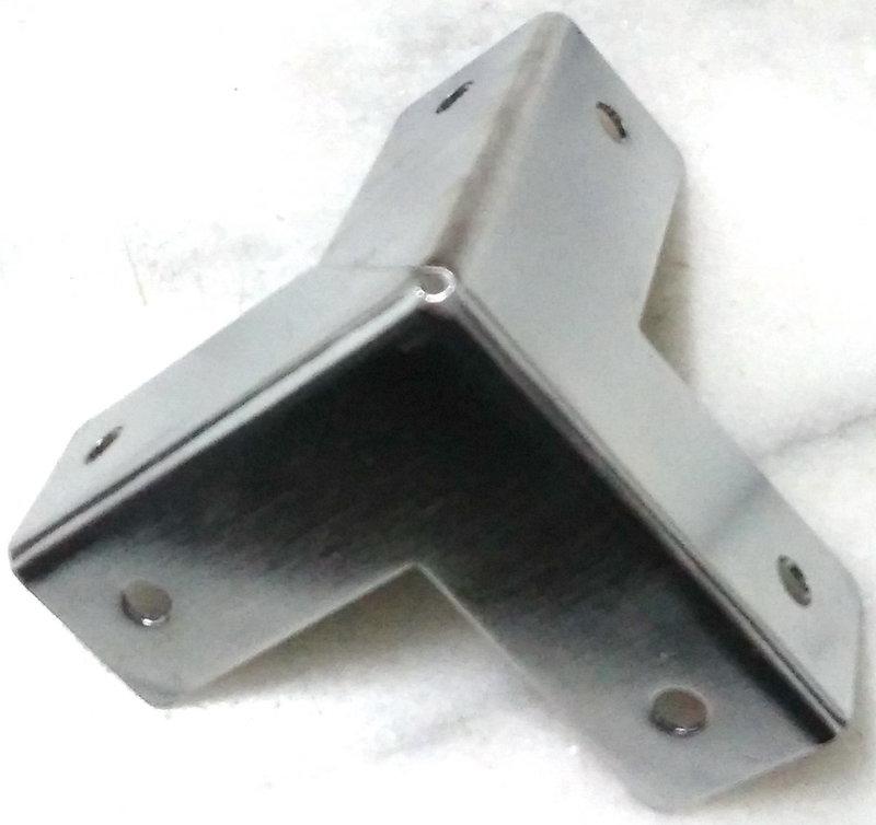三面包角件 不鏽鋼製品 20系列鋁擠型專用角件 DIY電腦機殼 工業鋁型材配件