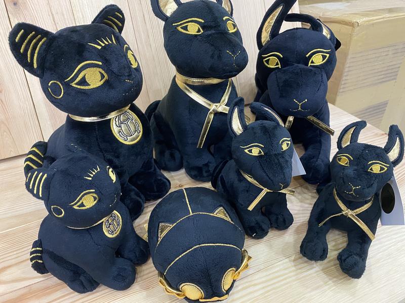 大英博物館限定 青い猫 ベス神の置物【稀少レア】