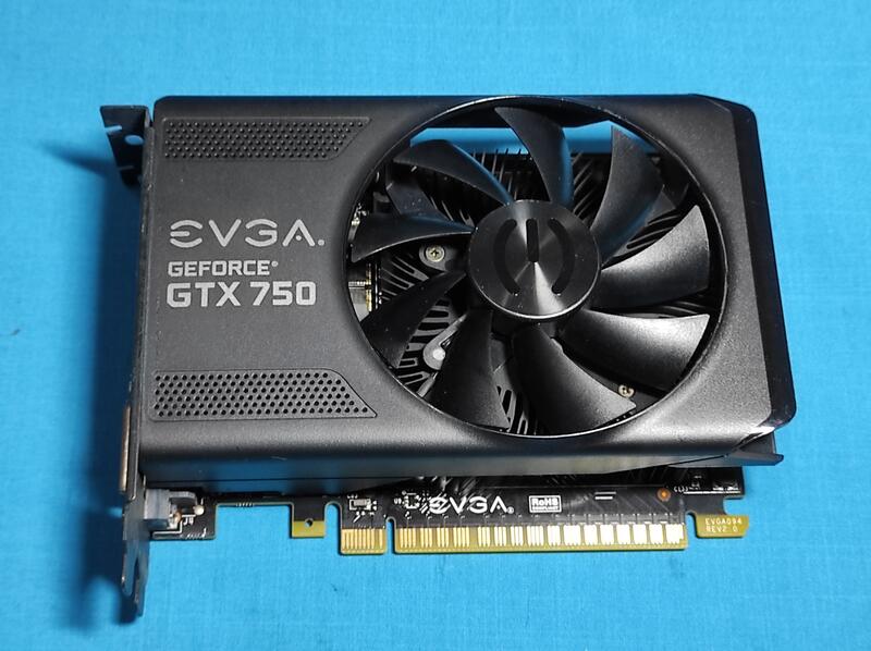 EVGA 艾維克 GeForce GTX 750 (01G-P4-2751-KR) PCI-E顯示卡  良品