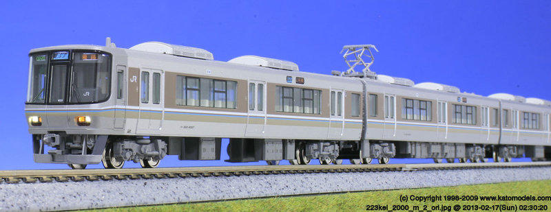 kato火車收藏》 N規KATO 10-536 223系2000番台(2次車)「新快速」8両