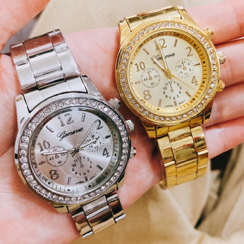 日內瓦 三眼錶 水鑽錶 鋼錶 商務錶 金錶 玫瑰金 男錶 對錶 情人節禮物 交換禮物