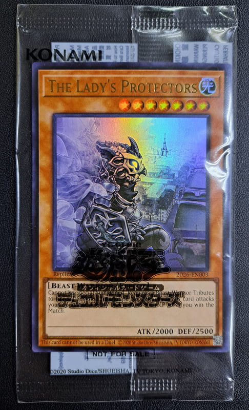 豪哥賣場) 遊戲王2026-EN003 THE LADY'S PROTECTORS 金亮全新未開封