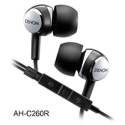 志達電子 AH-C260R DENON 耳道式耳機(公司貨) 線控麥克風 iPhone 6s iPod iPad