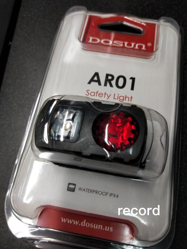 紀錄單車 新款 DOSUN AR01 紅/白燈雙用 陰陽眼充電式警示燈 usb 鋁合金 前燈 頭燈 後燈 尾燈