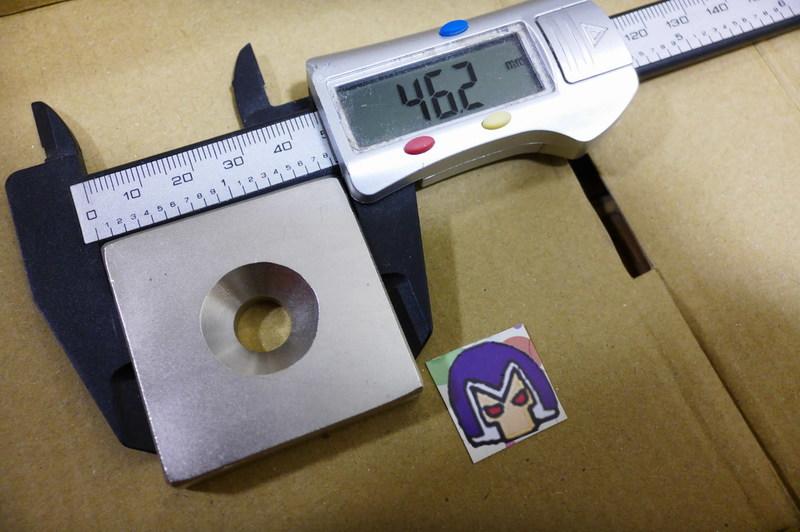■萬磁王■釹鐵硼強力磁鐵-46X46X9mm(單孔10mm可鎖螺絲可吊東西)