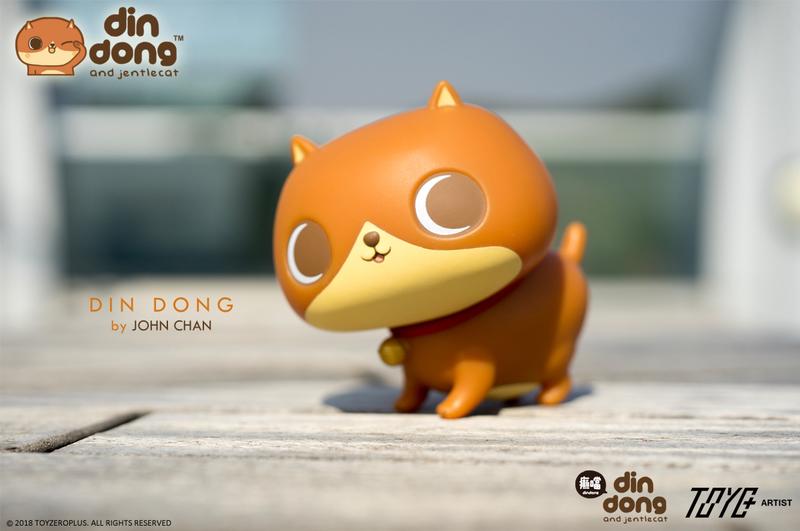 Toyzeroplus DIN-DONG 「癲噹」軟膠公仔 designed by John Chan貓室