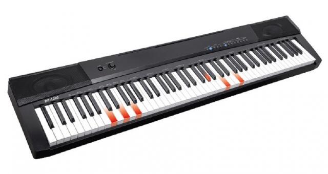 【台灣 JAZZY】標準88鍵發光力度鍵盤 數位電鋼琴 DP-1200