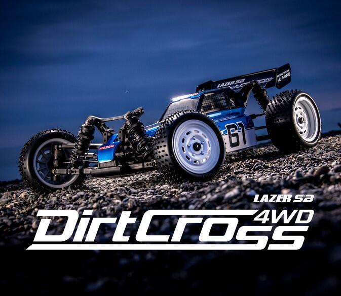 Kyosho LAZER SB Dirt Cross 4WD 1/10e Kit à monter