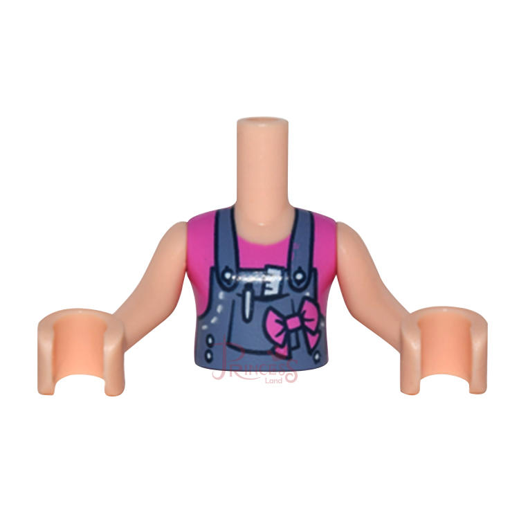 樂高王子 LEGO 41310 Friends 身體 吊帶 牛仔衣 深粉紅色 FTFpb104c01 A116 缺貨