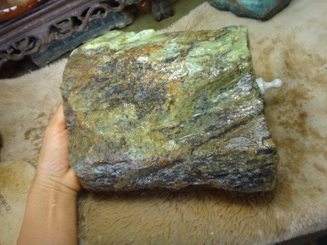 天然原礦原石 非常少見 墨玉寶石原礦 ~~原汁原味 原礦擺件 改善居家 風水磁場 ~~KC1