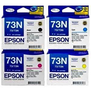EPSON T105450 73N 原廠黃色墨水匣  無拆封庫存出清已過保鮮期/退換運費買家自付