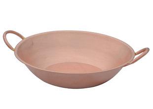 (鑫雙龍)紫銅餐具 紅銅炒鍋 補銅鍋 純銅鍋30厘米