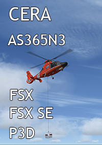 CERA - AS365N3 For FSX P3D 海豚直升機 下載版