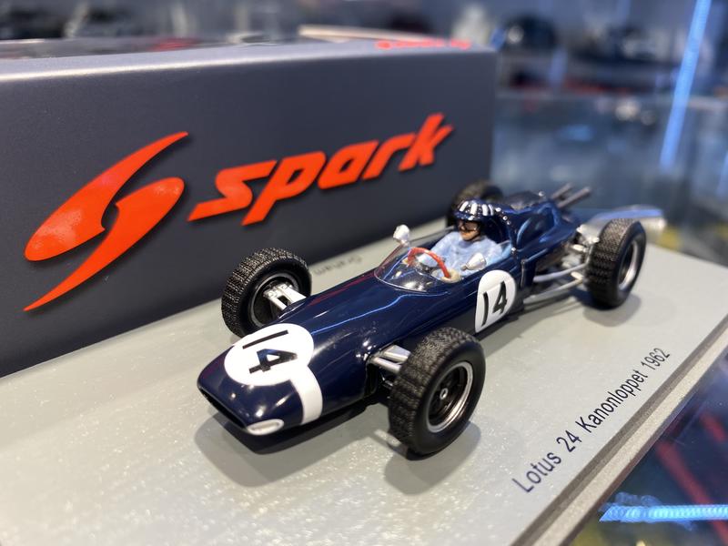 吉華科技＠Spark S7122 Lotus 24 Kanonloppet No.14 1962 1/43 (樹酯車)