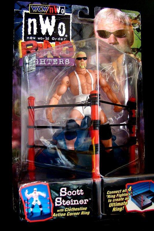 1999 美職摔角 WCW NWO RING FIGHTERS SCOTT STEINER 史考特 史坦納 　富貴玩具店