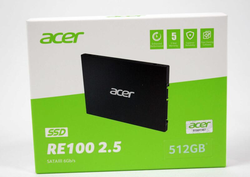【光華喬格】原廠5年保固 Acer RE100 512GB SSD SATAⅢ 固態硬碟