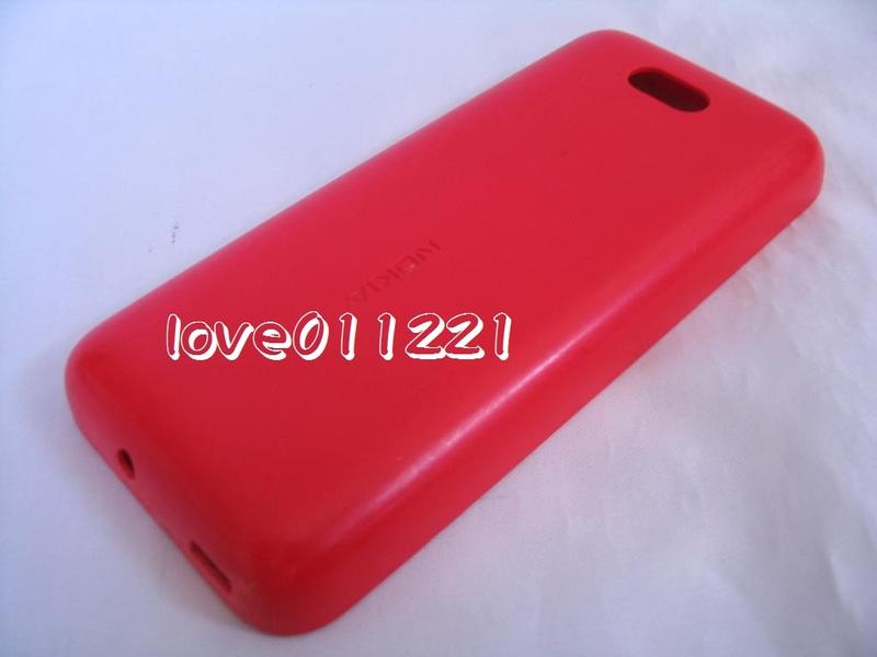 NOKIA N207 紅色 手機電池背蓋 保護殼 (N208可用) 軍人機 阿兵哥 科學園區