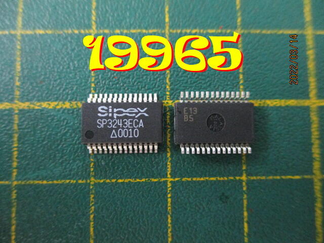 【全冠】SIPEX SP3243ECA◇介面電路 收發器 SSOP-28 Transceivers『20個/拍』