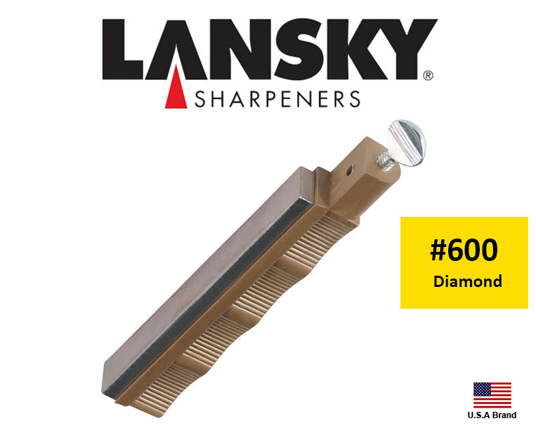 Lansky美國專業定角磨刀器磨刀系統配件 -Diamond金鋼砂600番平面磨刀石【LSLDHFN】