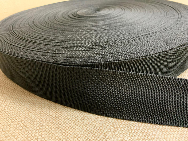 『 永富 』50mm (2英吋) 黑色 織帶 台灣製造,另有 織帶車縫 織帶加工 機械化裁剪服務10碼