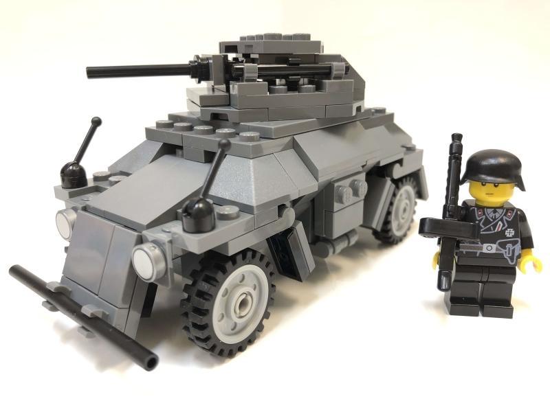 全新複刻套組[正版Lego樂高/Brickmania停產品]二戰德軍 Sd.Kfz.222 裝甲偵查車