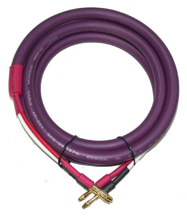 ＡＮＶ【喇叭線1公尺】深紫色OFC水管線13mm(AP-A51SE1.0)一條