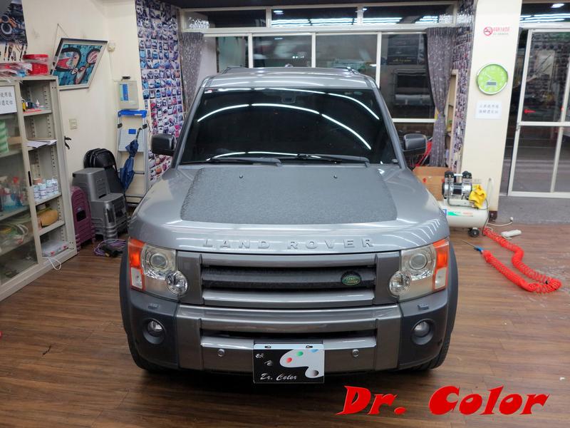 Dr. Color 玩色專業汽車包膜 Land Rover Discovery 3 幻影黑_引擎蓋 / 水箱護罩