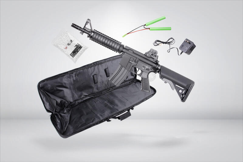RST 紅星 - 入門特惠 DIBOYS M4 CQB 電動槍(含槍袋+BB彈+電池+充電器) BY-039
