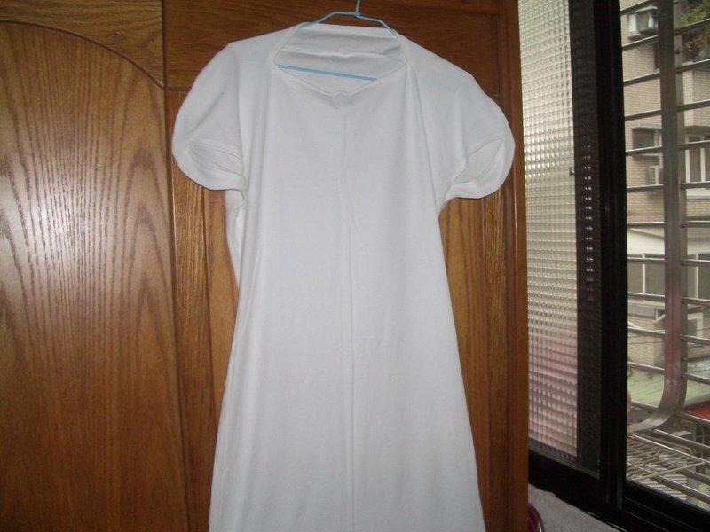 全新ABH白色長洋裝