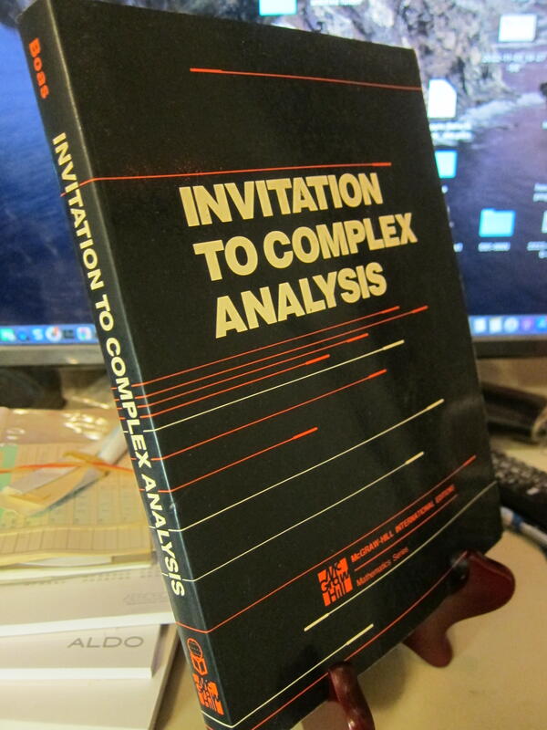 Invitation to Complex Analysis, Boas