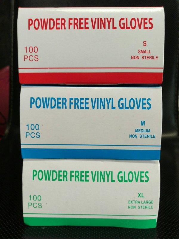 (含稅附發票)福龍工作手套 無粉 PVC手套 檢驗手套 非乳膠手套 塑膠手套 (100入) 盒裝 促銷價 一盒60元!