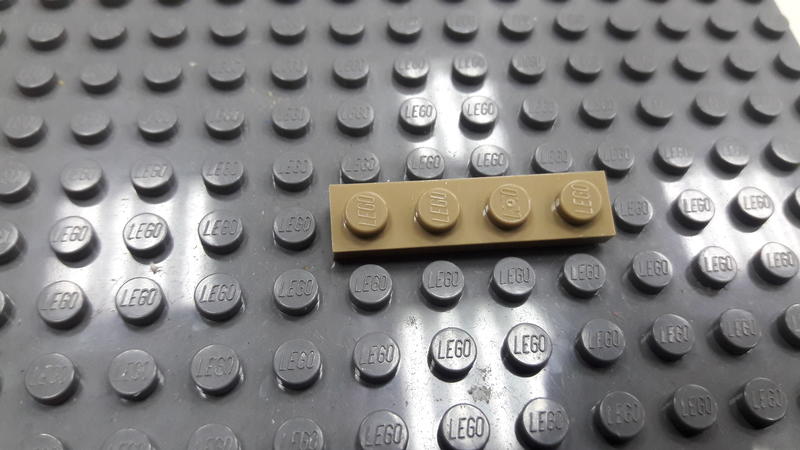 LEGO 樂高二手零件3710(Dark Tan)