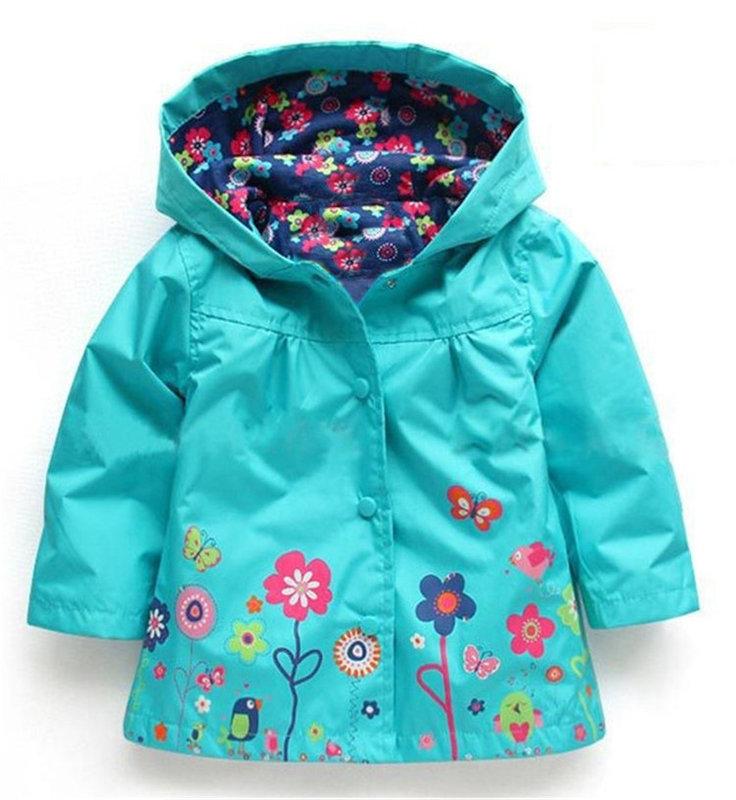 ♥萌妞朵朵♥韓國時尚花朵繽紛兒童雨衣風衣/小孩女童學生雨衣雨披