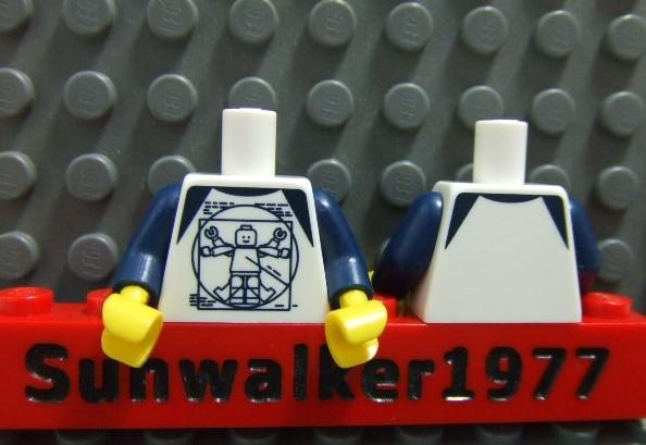 【積木2010】#109 樂高 LEGO 完美比例 達文西 人偶 上半身 / 身體 / BAM