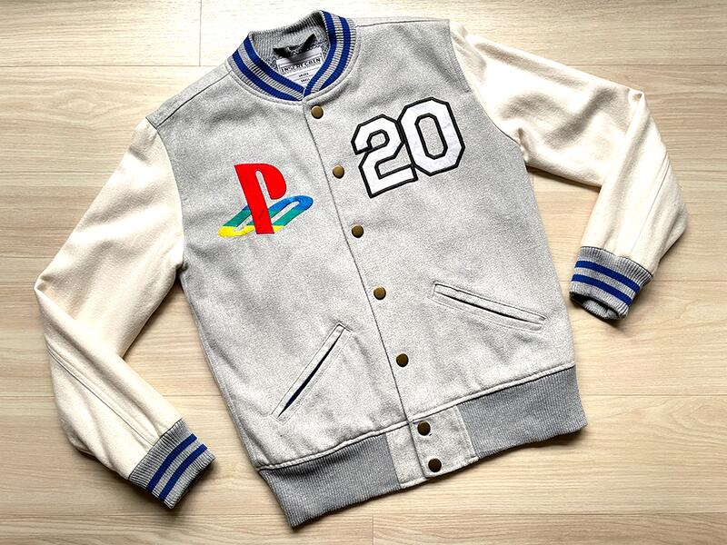 【全新絕版】Sony PlayStation PS1 20 週年紀念大學夾克 棒球夾克 男女中性款電玩遊戲週邊復古懷舊