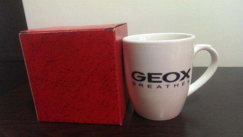 [出清收藏Vintage] 全新GEOX BREATHES馬克杯 水杯 瓷杯 附盒子 含郵130元