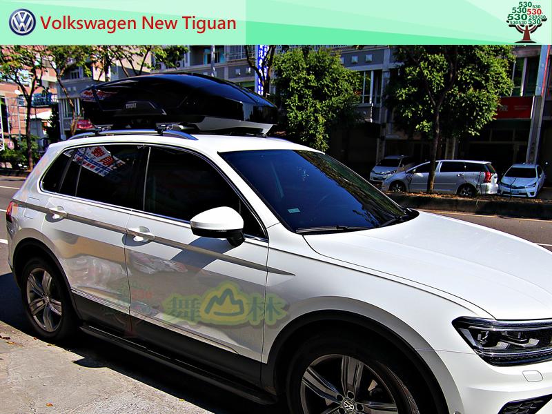 VW New Tiguan 行李箱 橫桿HULE WingBar Edge 9585搭配MOTION XT M 鐵甲武士
