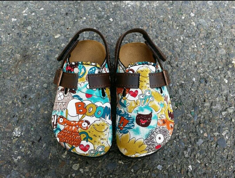 GIACOO腳谷- 孩童包鞋款-普普怪  MADE IN TAIWAN 非勃肯鞋【免運費】