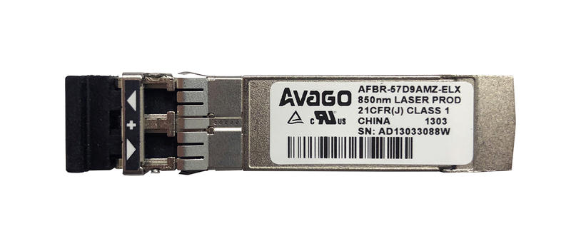 AVAGO AFBR-57D9AMZ-ELX 8GB 850NM +SFP TRANSCEIVER