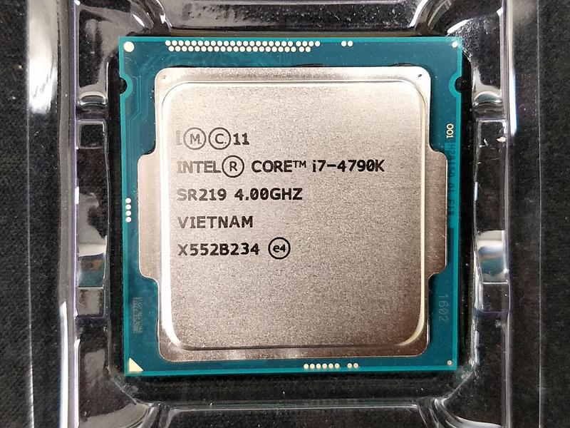 Intel Core i7-4790K 4.0G SR219 4C8T 1150 88W 庫存散片CPU 一年保另