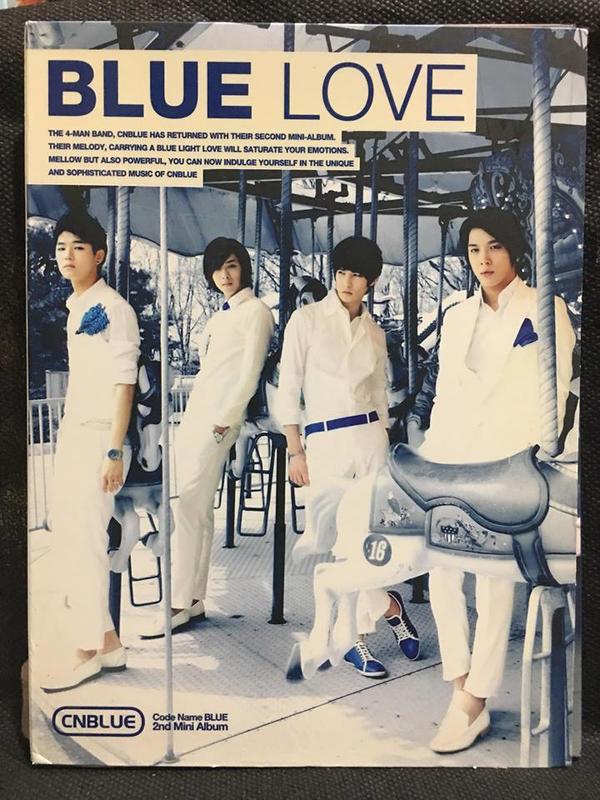 自有收藏 韓國版 CNBLUE BLUE LOVE 2nd Mini Album 迷你專輯CD