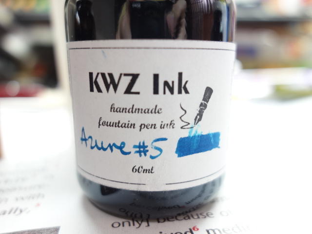 [鋼筆墨水] 波蘭 Kwz ink Azure blue #5 整罐售