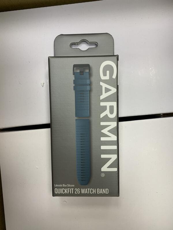 garmin fenix 5x plus 湖水藍矽膠錶帶