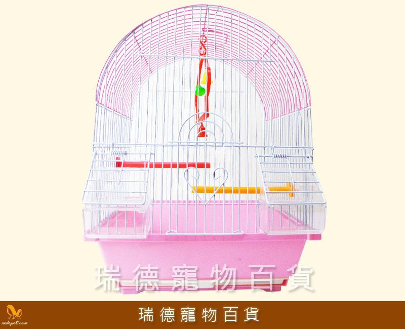 缺貨-RDC2100造型半圓頂屋鳥籠[顏色隨機]/適合小型鸚鵡雀類