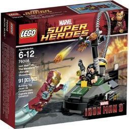 LEGO 樂高 76008 鋼鐵人 復仇者聯盟 超級英雄